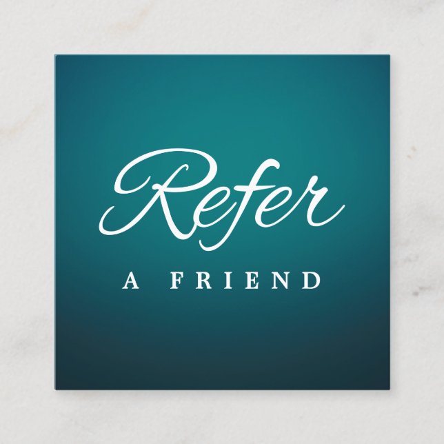Minimalist Business Referral Card (Front)