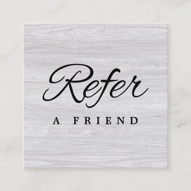 Minimalist Business Referral Card (Front)