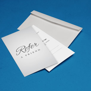 Minimalist Business Referral Card