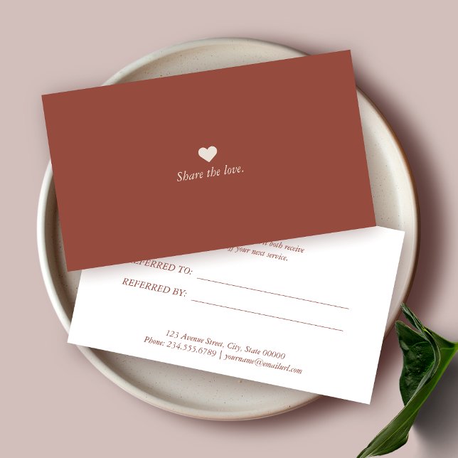 Minimalist Business Referral Card (Creator Uploaded)