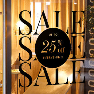 Minimalist Business Sale Shop Promo Transparent
