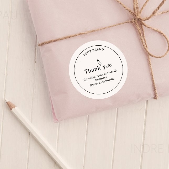 Minimalist Business Thank you Sticker (Creator Uploaded)