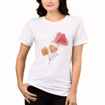 Minimalist Butterfly & Floral Line Art