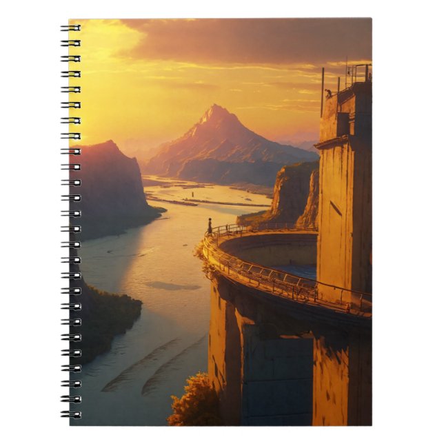 Minimalist Butterfly Silhouette  Notebook (Front)