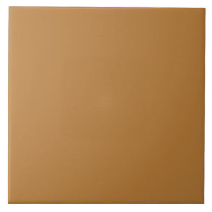 Minimalist Butterscotch Candy Yellow Solid Colour Ceramic Tile