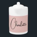 Minimalist Calligraphy Script Name Rose Gold<br><div class="desc">This template can be customised to meet all professional occupations.</div>