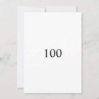 Minimalist calligraphy text birthday party invitation