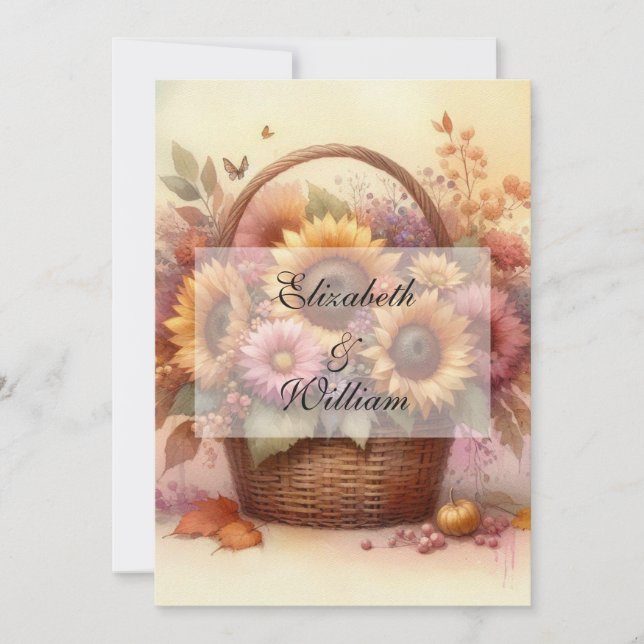 Minimalist calligraphy text  invitation (Front)