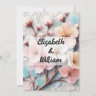 Minimalist calligraphy text  invitation