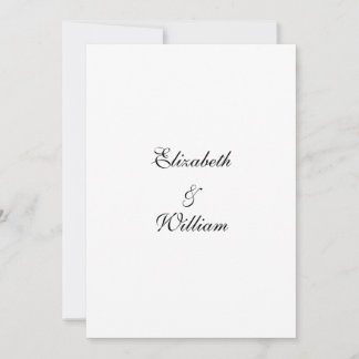 Minimalist calligraphy text  invitation