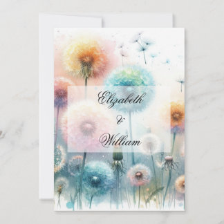 Minimalist calligraphy text invitation