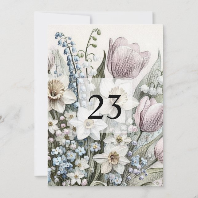 Minimalist calligraphy text  invitation (Front)