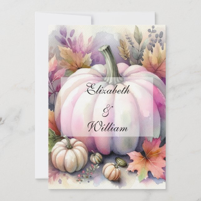 Minimalist calligraphy text  invitation (Front)