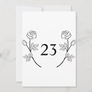 Minimalist calligraphy text  invitation