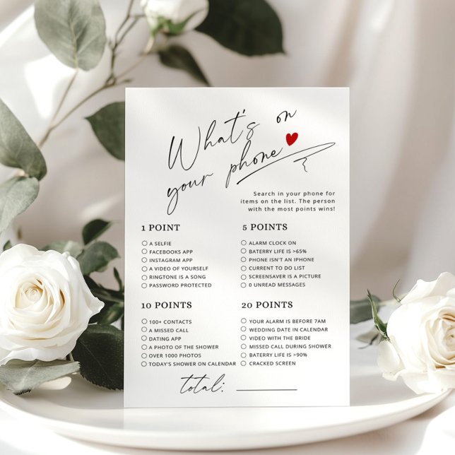 Minimalist calligraphy What's on your phone game (Creator Uploaded)