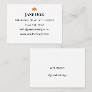 Minimalist Calling Cards   Elegant Brand Identity