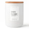 Minimalist Candle Label