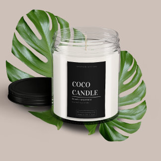 Minimalist Candle Label