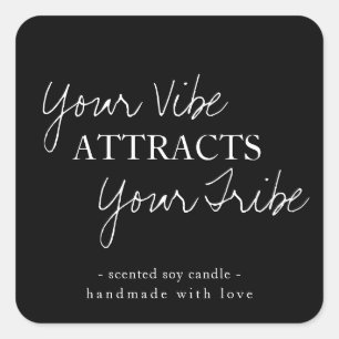 Minimalist Candle Product Label Design