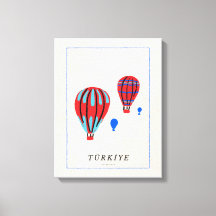 Minimalist Cappadocia Poster - Türkiye Souvenir