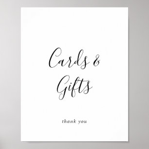 Minimalist Cards and Gifts Sign