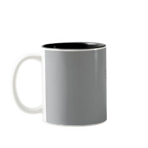 Minimalist Cat Two-Tone Coffee Mug