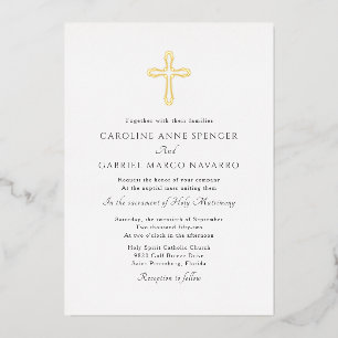 Minimalist Catholic Mass Wedding