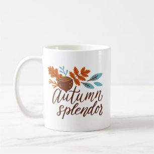 Minimalist Charming Aesthetic Autumn Splendour Coffee Mug