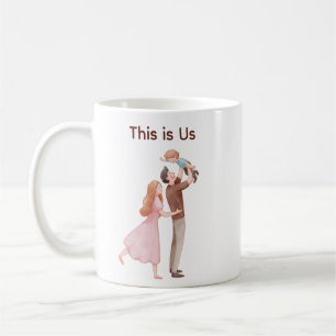 Minimalist Charming This is Us Family Heartwarming Coffee Mug