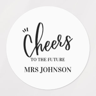 Minimalist Cheers to the Future MRS Bridal Shower