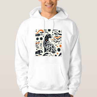Minimalist Cheetah Spot Hooded Sweatshirt
