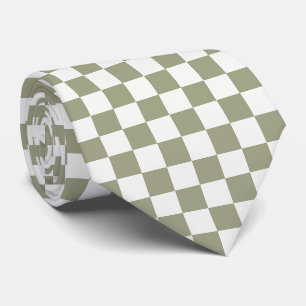 Minimalist Chequered Neck Tie