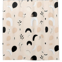 Minimalist Chic Bathroom Shower Curtain