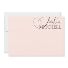 Minimalist Chic Calligraphy Blush Pink