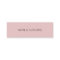 Minimalist Chic Modern Pink Mini Business Card