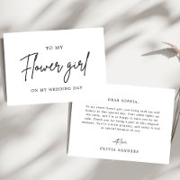 Minimalist Chic To My Flower Girl Wedding Day