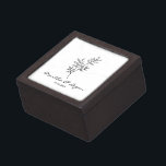 Minimalist & Chic Twing Wedding Monogram Design Gift Box<br><div class="desc">Chic This box have to minimalist & twing Wedding monogram design. Ideal customizable Fully is the design for to simple and elegant wedding. Applicable Design to any event: Wedding, birthday, anniversary… and everything you dog think of. Perfect to give to your parents, ladies and godparents for your wedding, including ace...</div>