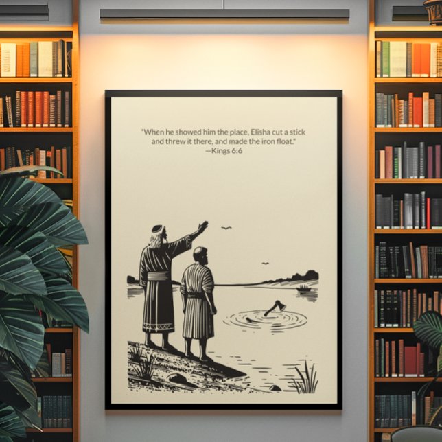 Minimalist Christian Wall Art – Bible Verse Print (Creator Uploaded)