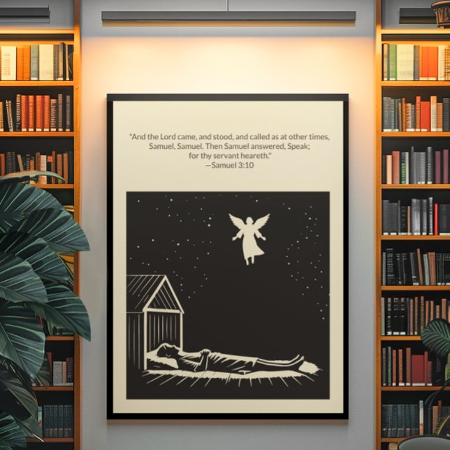 Minimalist Christian Wall Art – Bible Verse Print (Creator Uploaded)