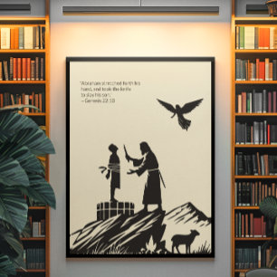 Minimalist Christian Wall Art – Bible Verse Print