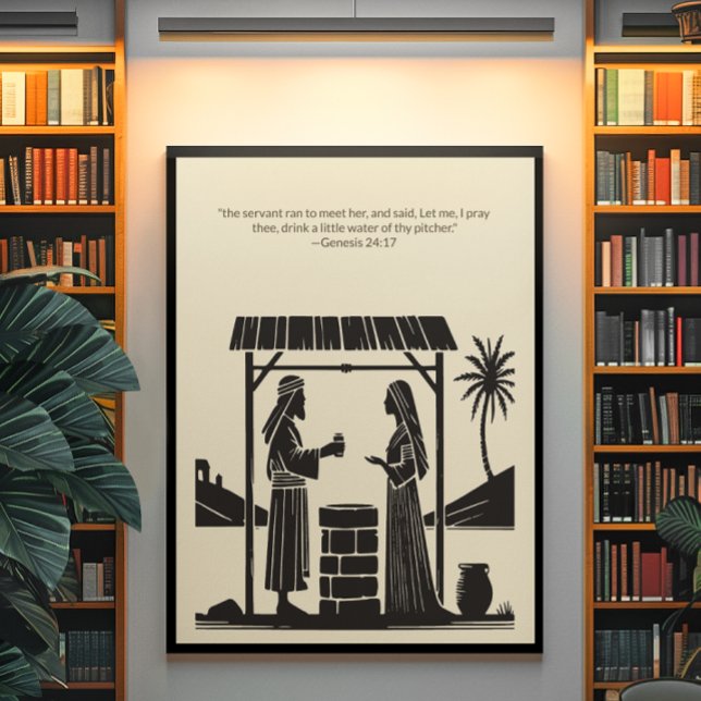 Minimalist Christian Wall Art – Bible Verse Print (Creator Uploaded)