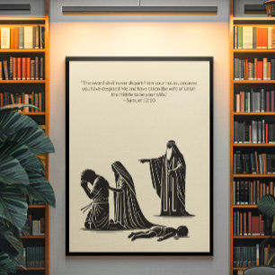 Minimalist Christian Wall Art – Bible Verse Print