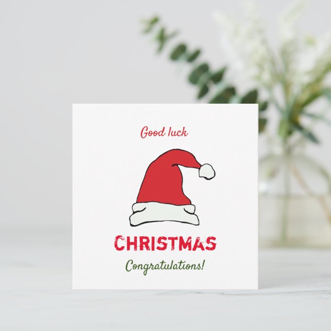 Minimalist Christmas and New Year Happy   (Standing Front)