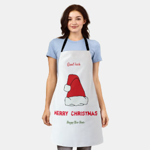 Minimalist Christmas and New Year Happy Apron