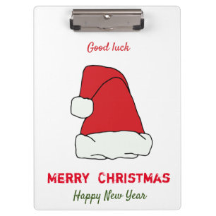 Minimalist Christmas and New Year Happy Clipboard