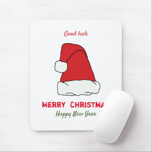 Minimalist Christmas and New Year Happy     Mouse Pad