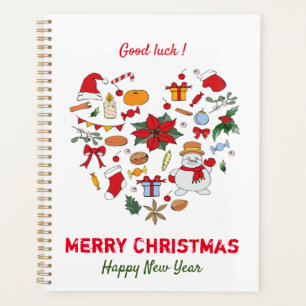 Minimalist Christmas and New Year Happy Planner