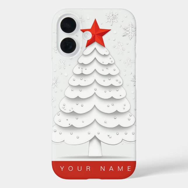 Minimalist Christmas Case-Mate iPhone Case (Back)