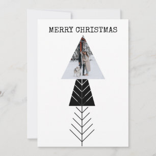 Minimalist Christmas Family PhotoFlat Holiday Card