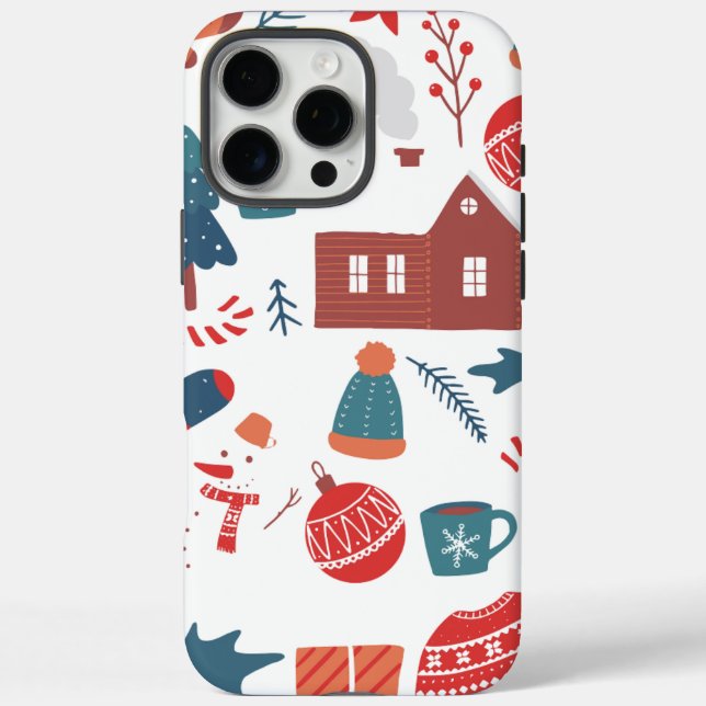 Minimalist Christmas holiday Case-Mate iPhone Case (Back)